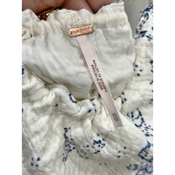 Free People | Pinwheel Oversized Floral Mini Dress Light Combo - Picture 15 of 16